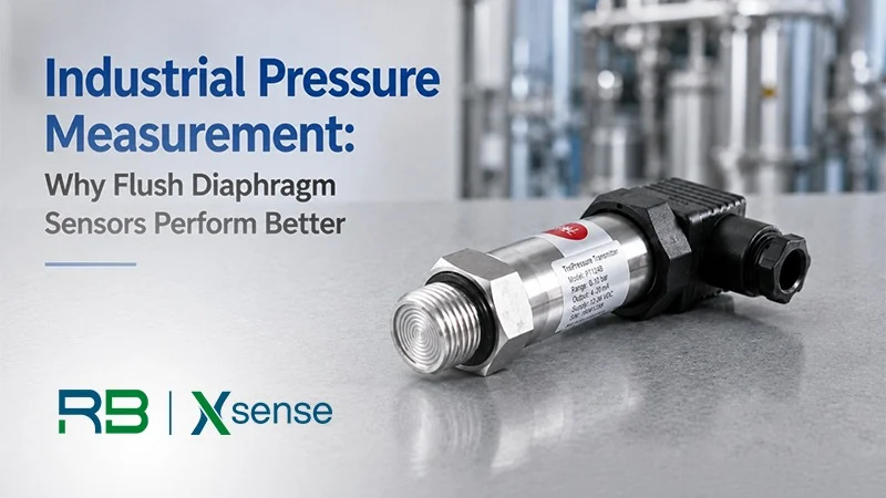 Industrial Pressure Measurement: Why Flush Diaphragm Sensors Perform Better