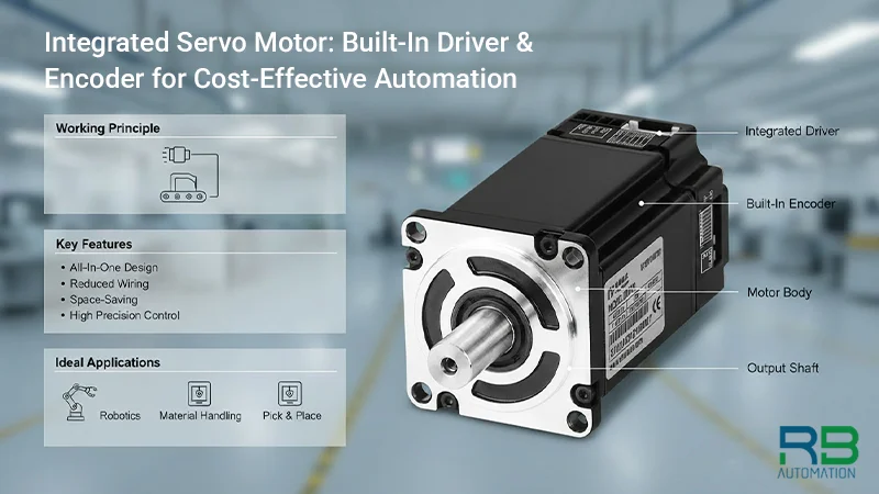 Integrated Servo Motor: Built-In Driver & Encoder for Cost-Effective Automation